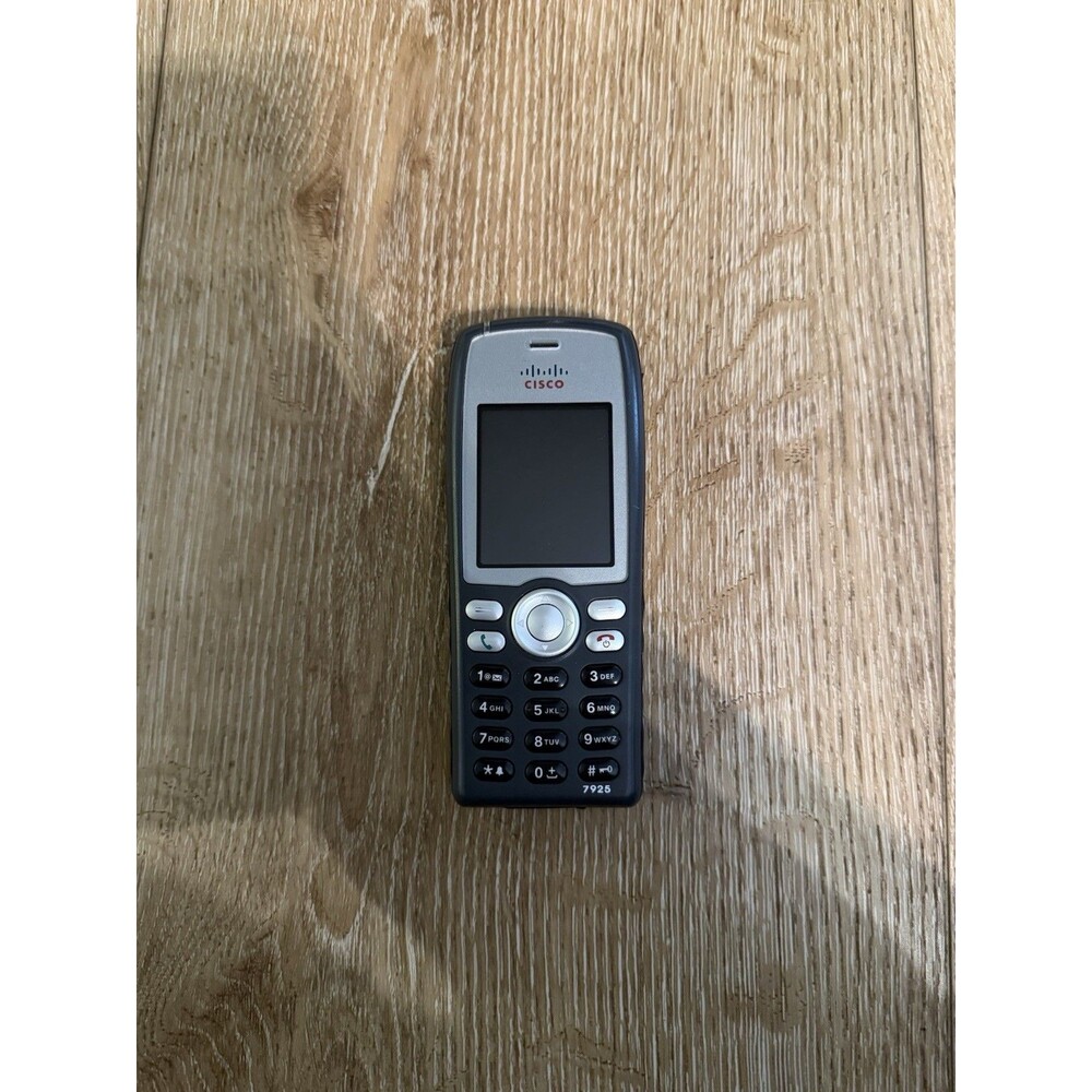 Cisco CP-7925G Black Wireless IP VoIP Wi-Fi Business Bluetooth Handset Phone